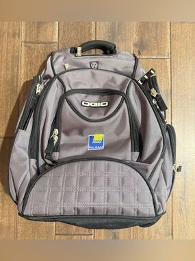 OGIO Metro Backpack Gray and Black with Logo